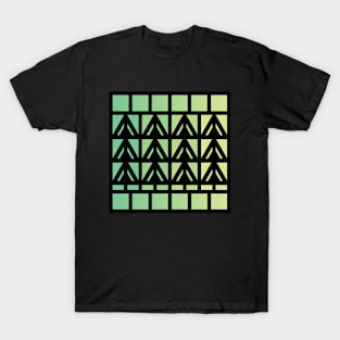 “Dimensional Energy” - V.6 Green - (Geometric Art) (Dimensions) - Doc Labs T-Shirt